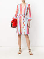 Thumbnail for your product : Paul Smith belted v-neck dress