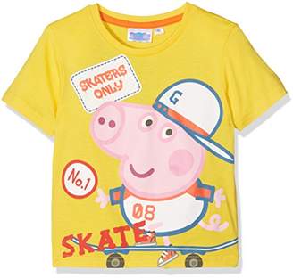 Peppa Pig Sun-City Boy's T-Shirt,7-8 (Size:8 Years)