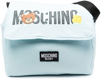 MOSCHINO BAMBINO Logo-Print Baby Changing Bag