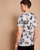Thumbnail for your product : Ted Baker DOBERMA Floral print cotton T-shirt