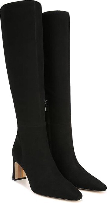 Sam Edelman Sylvia Women's Shoes Black Suede : 10 M, Leather