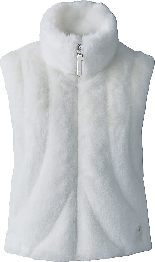 Mackage Women's Ginny Brushed Faux-Fur Vest - Cream - Size Large