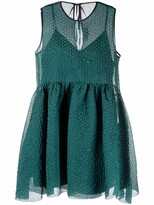 Thumbnail for your product : VVB Pleated Cloqué Dress