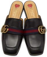 Thumbnail for your product : Gucci Black GG Peyton Mules