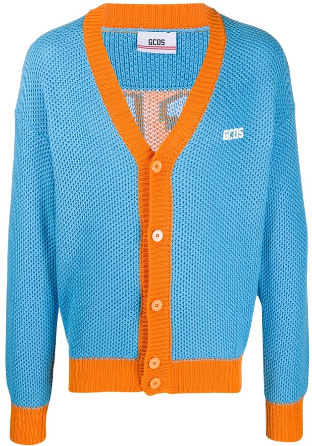 baby blue cardigan mens