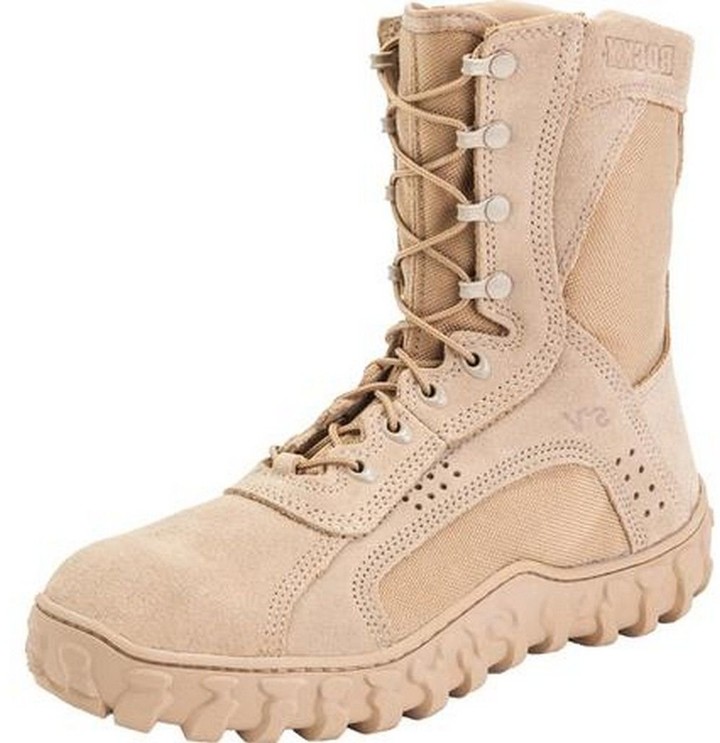 desert tan work boots