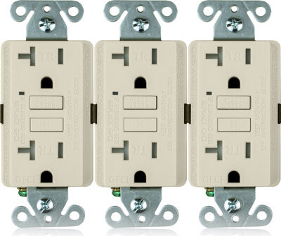 Faith 20-Amp GFCL Tamper Resistant Duplex Outlet