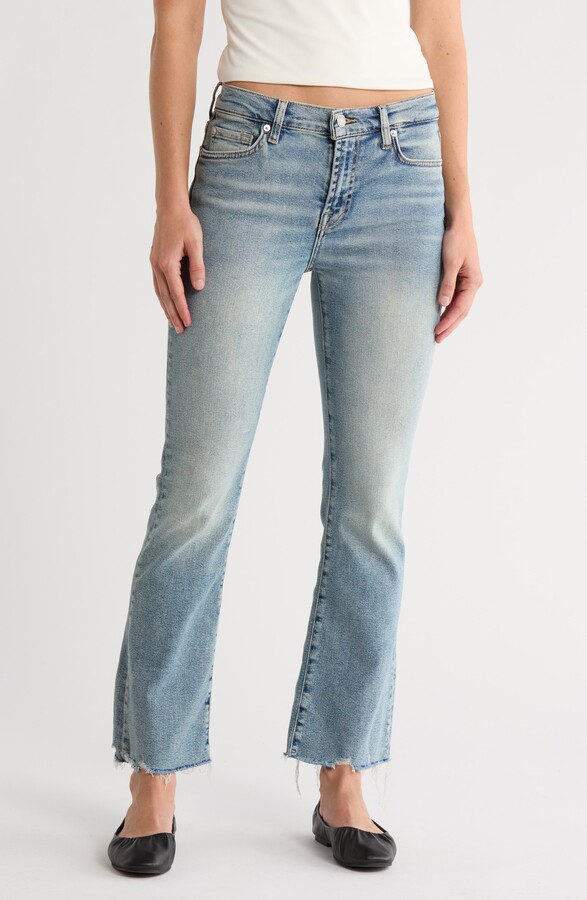 7 For All Mankind Daisy Raw Ankle Bootcut Jeans