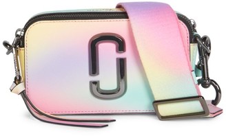 Marc Jacobs The Snapshot Airbrushed Coated Leather Camera Bag