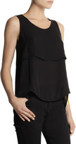 Thumbnail for your product : Theory Apala layered silk top
