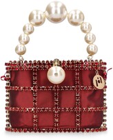 Thumbnail for your product : Rosantica Holli Crystal & Pearl Box Top Handle Bag