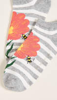 Thumbnail for your product : Kate Spade 3 Pack of Floral Bee Socks