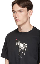 Thumbnail for your product : Paul Smith SSENSE Exclusive Black Regular Fit Zebra T-Shirt