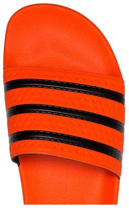 adidas orange Adilette rubber slides