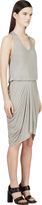 Thumbnail for your product : Helmut Lang Grey Jersey Racerback Dress