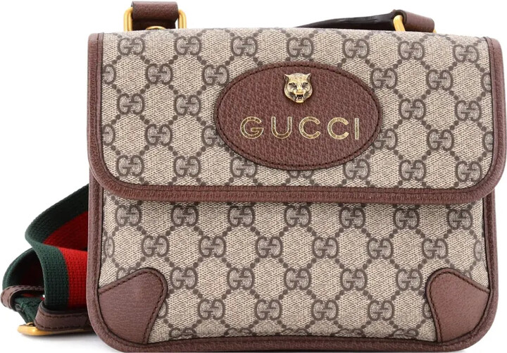 Gucci Pre-Owned Neo Vintage Flap Messenger GG Coated Canvas Small crossbody bag