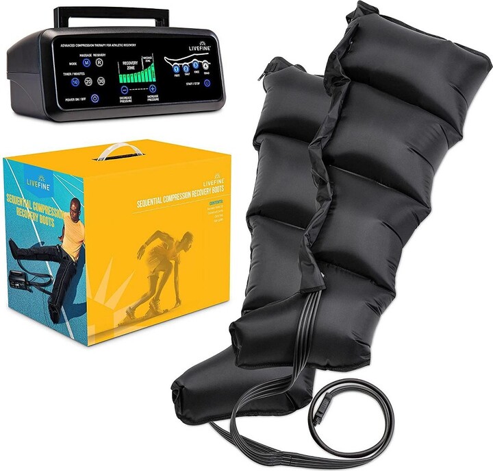 LiveFine Leg & Calf Air Massager Boots for Circulation and Relaxation