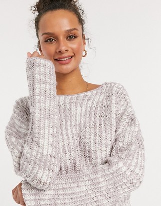 Cotton On Cotton:On ribbed neck jumper in lilac