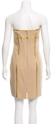 Michael Kors Strapless Wool Dress