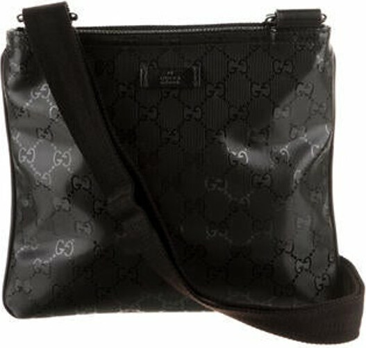 Gucci GG Imprimé Flat Messenger Bag ShopStyle