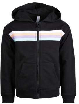 Ideology Little Girls Striped Zip-Up Hoodie, Created for Macy's