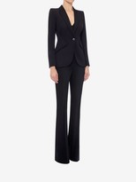 Thumbnail for your product : Alexander McQueen Leaf Crepe Jacket