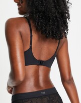 Thumbnail for your product : Sloggi Zero Feel Ultra cami strap bralette with removeable padding in black