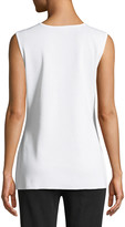 Thumbnail for your product : Misook Petite Round-Neck Sleeveless Tank