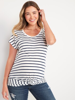 Old Navy Women's Maternity Graphic Side-Shirred T-Shirt - - Size M