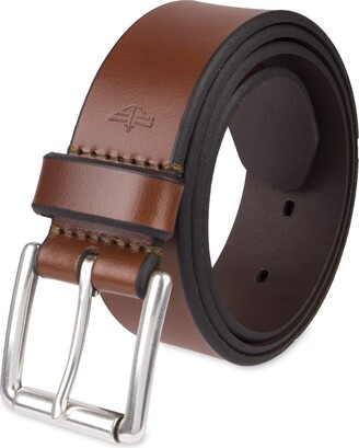 Dockers Casual Leather Belt - 100% Soft Top Grain Genuine Leather Strap with Classic Prong Buckle