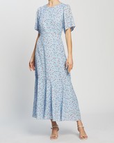 Thumbnail for your product : Atmos & Here Atmos&Here - Women's Blue Midi Dresses - Bella Midi Dress - Size 12 at The Iconic