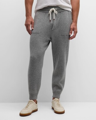 Ribbed Cashmere Sweatpants
