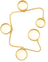 Thumbnail for your product : Eddie Borgo Five-Finger Ring, Yellow Golden