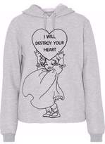Thumbnail for your product : Zoe Karssen Embroidered Mélange Cotton-Blend Hooded Sweatshirt