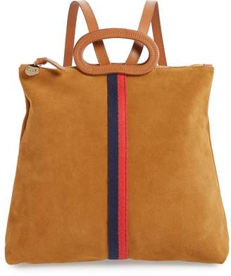 Clare V, Bags, Nwt Clare V Vivier Marcelle Suede Chesnut Brown Tan  Backpack