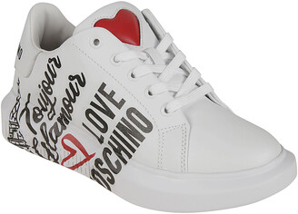 Love Moschino Printed Logo Sneakers