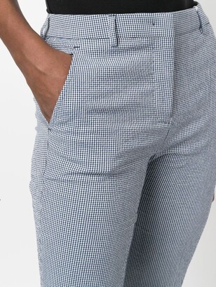 Incotex Check-Pattern Slim-Cut Trousers