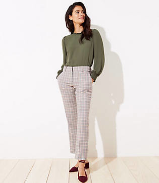 loft plaid pants
