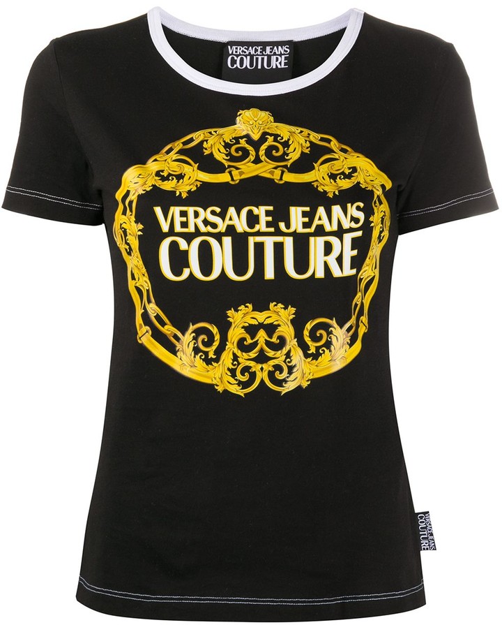 Versace Barocco logo-print T-shirt