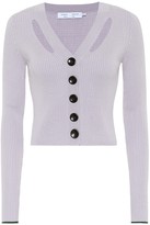 Thumbnail for your product : Proenza Schouler Silk and cotton cropped cardigan