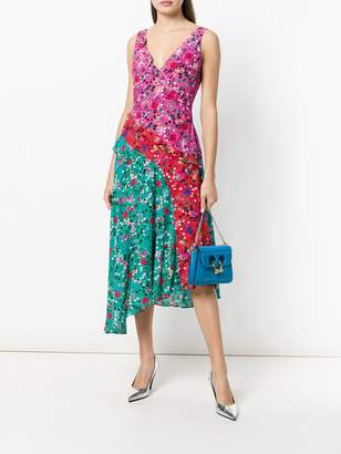 Saloni floral print dress