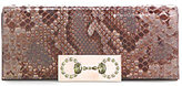 Thumbnail for your product : Gucci Broadway Python Evening Clutch with Crystal Horsebit