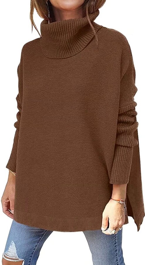 brown pullover sweater