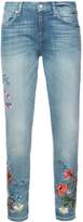 Thumbnail for your product : 7 For All Mankind floral embroidered skinny jeans