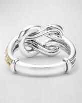 Thumbnail for your product : Lagos Newport 18K Gold Diamond Knot Ring