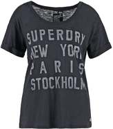 Superdry Tshirt imprimé black 