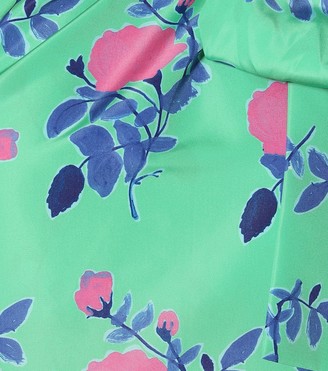 BERNADETTE Josselin floral satin dress