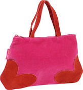 Thumbnail for your product : Miquelrius Agatha Ruiz De La Prada Hearts Suede Handbag