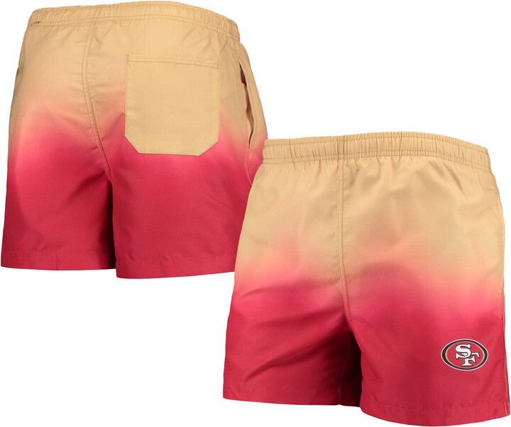 Men's Foco Red, San Francisco 49ers DipDye Swim Shorts ShopStyle