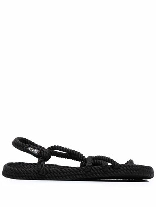 Nomadic State of Mind Rope-Detail Woven Sandals